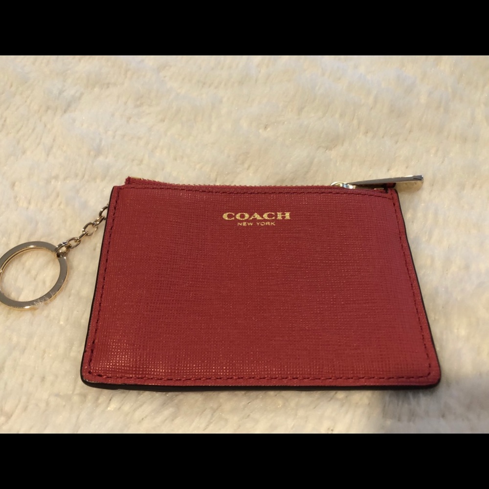 Coach key and card holder